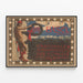 Vintage-Poster Basel 1898 Schweizerische Landesausstellung für Kunst — gerahmtes Bild an der Wand