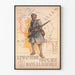 Vintage-Dekorationsposter - Die französische Infanterie in der Schlacht