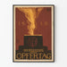 Vintage-Poster 1918 Opfer-Tag Historische Wanddekoration