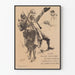 Vintage-Poster engagierter elsässisch-lothringischer Freiwilliger französische Armeen