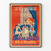 Vintage-Poster der Nationalen Lotterie - Abschnitt der Werkstätten