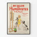 Vintage-Poster 29. Salon der Humoristen 1936 Wanddekoration