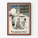 Vintage-Poster 3 Millionen Belgier in Not – Engagement Wanddekoration