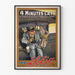Vintage-Poster 4 Minutes Late - Retro-Wanddekoration
