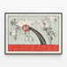 Vintage-Poster 44 Nationen verurteilen das Rote China - Politische Wanddekoration — gerahmtes Bild an der Wand