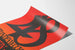 Vintage-Poster 48-Stunden-Woche – Rotes und schwarzes typografisches Design