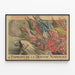 Vintage-Poster zum 4. Emprunt der Nationalen Verteidigung – Historische Wanddekoration — gerahmtes Bild an der Wand