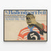 Vintage-Sportposter 5. Hallensportfest Berlin — gerahmtes Bild an der Wand