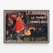 Vintage-Poster Le Journal - Die Tournee der Großen Herzöge — gerahmtes Bild an der Wand