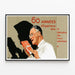 Vintage-Poster 60 Jahre Erfahrung in der Herstellung von plastischen Stoffen — gerahmtes Bild an der Wand