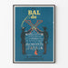 Vintage-Poster 72. Bal des X im Opernhaus 1961