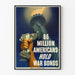 Vintage-Poster: 85 Millionen Amerikaner halten Kriegsanleihen