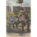 Reproduktion des Gemäldes A Mann mit drei Mädchen auf einer Bank im Oosterpark in Amsterdam - Isaac Israëls