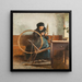 À la roue de fil - Hugo Salmson — gerahmtes Bild an der Wand