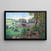 La Vie de nos pionniers - A Czaykowsky — gerahmtes Bild an der Wand