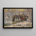 Mme Rowlandson et ses ravisseurs - A Czaykowsky — gerahmtes Bild an der Wand