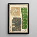 Chinesische Kunstdrucke pl117 - A F Stoddard Company — gerahmtes Bild an der Wand
