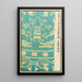 Chinesische Drucke pl42 - A F Stoddard Company — gerahmtes Bild an der Wand