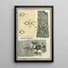 Chinesische Drucke Gemälde pl66 - A F Stoddard Company — gerahmtes Bild an der Wand