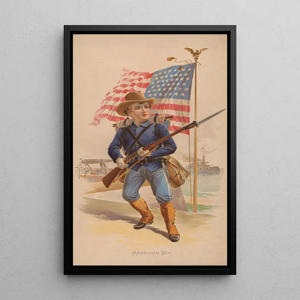 Reproduktion des Gemäldes Amerikanischer Jungen-Gemälde - A Nielen