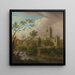Abtei von Kirkstall, Yorkshire - George Lambert — gerahmtes Bild an der Wand
