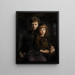 Bruder und Schwester Mary und Gerald Thayer - Abbott Handerson Thayer — gerahmtes Bild an der Wand