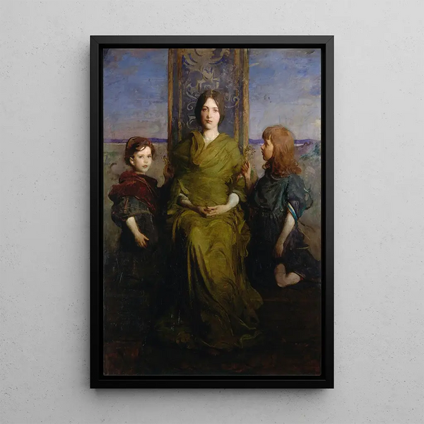 Reproduktion des Gemäldes Jungfrau in Majestät - Abbott Handerson Thayer