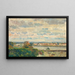 Landschaft am Seine-Ufer, Umgebung von Vétheuil - Abel Lauvray — gerahmtes Bild an der Wand