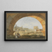 Die Thermen des Titus in Rom - Abraham Louis Rodolphe Ducros — gerahmtes Bild an der Wand