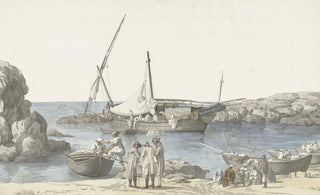AbrahamLouisRodolphe Ducros - Gezicht op Tarente en haven van Luogo Vivo.webp