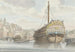 Ansicht auf den Hafen mit Galeere in der Nähe der Baustelle - Abraham Louis Rodolphe Ducros — Ansicht des Kunstwerks