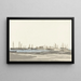 Hafen von Barletta mit Schiffen - Abraham Louis Rodolphe Ducros — gerahmtes Bild an der Wand