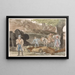 Halt an der Grotte delle Capre an der Grenze von Nemorosa und Fredda - Abraham Louis Rodolphe Ducros — gerahmtes Bild an der Wand