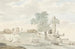 Überreste des Tempels des Hercules in den Mauern des alten Agrigent - Abraham Louis Rodolphe Ducros — Ansicht des Kunstwerks