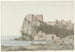 Roche und Stadt von Scilla in der Region Kalabrien an der Westküste - Abraham Louis Rodolphe Ducros — Ansicht des Kunstwerks