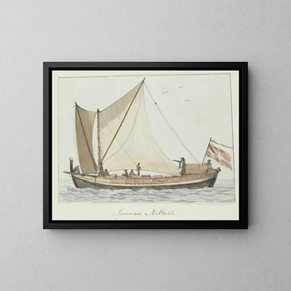 AbrahamLouisRodolphe Ducros - Speronare schip afkomstig uit Malta.webp