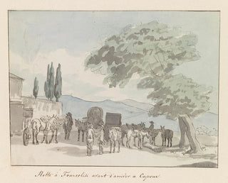 AbrahamLouisRodolphe Ducros - Stop in Francolisi voor aankomst in Capua.webp