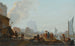 Der Ufer eines Flusses mit Booten - Abraham Louis Rodolphe Ducros — Ansicht des Kunstwerks