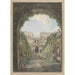 Reproduktion des Gemäldes Villa Farnèse - Abraham Louis Rodolphe Ducros