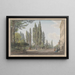 Villa Montalto Negroni - Abraham Louis Rodolphe Ducros — gerahmtes Bild an der Wand