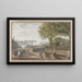 Villa Pamphili - Abraham Louis Rodolphe Ducros — gerahmtes Bild an der Wand