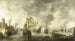 Schlacht der vereinigten Flotten venezianischer und holländischer gegen die Türken in der Bucht von Foya, 1649 - Abraham Beerstraaten — Ansicht des Kunstwerks