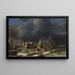 Château de Poelgeest à Koudekerk - Abraham Beerstraaten — gerahmtes Bild an der Wand