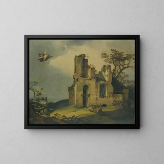Abraham Bloemaert - A Landscape With Ruins With The Rape Of Ganymede.webp