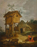 Hof mit Taubenschlag - Abraham Bloemaert — Ansicht des Kunstwerks