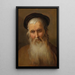 Portrait eines alten Mannes - Abraham Bloemaert — gerahmtes Bild an der Wand