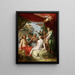 Das Festmahl der Götter bei der Hochzeit von Peleus und Thetis - Abraham Bloemaert — gerahmtes Bild an der Wand