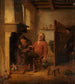 Zwei Bauern, die am Kamin trinken - Abraham Diepraam — Ansicht des Kunstwerks