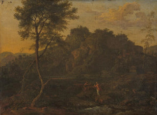 Abraham Genoels II - Nymph and Shepherd Making Music in a Landscape.webp