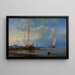 Meereslandschaft - Abraham Hulk — gerahmtes Bild an der Wand